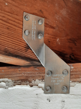 roof to wall connection retrofit 1